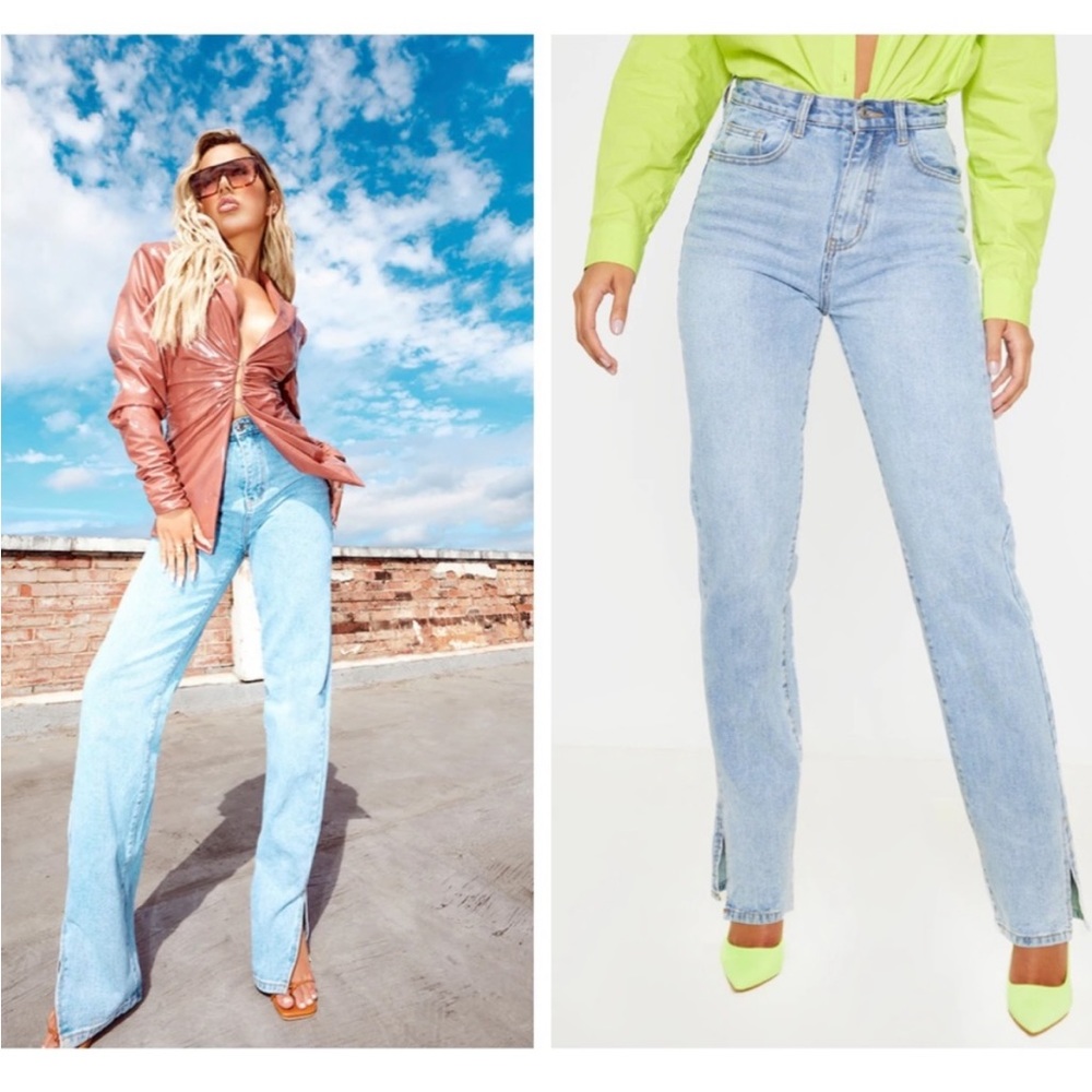 PLT Split Hem Jeans